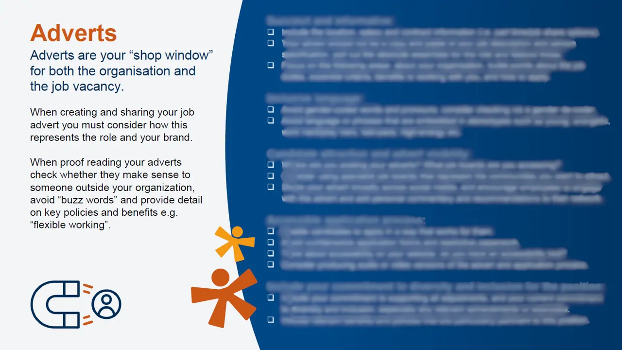 Recruitment inclusion checklist - adverts