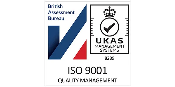 Awards & Accreditations - ISO 9001:2015